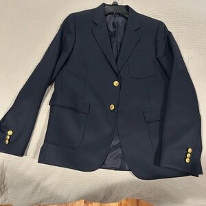 Brooks Brothers Black Blazer with Embroidered Logo
